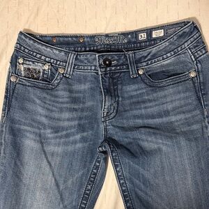 Miss Me Women's Classic Blue Boot Cut Jeans